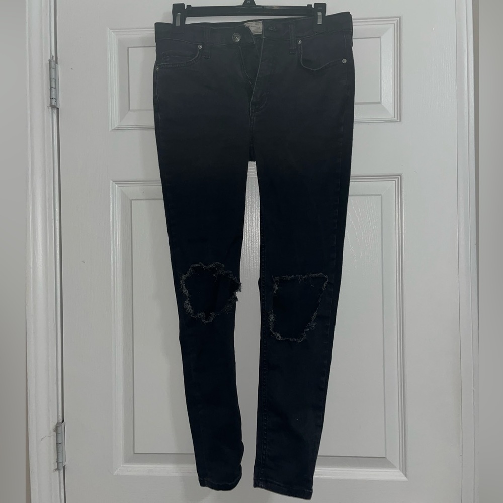 Free people black skinny jeans